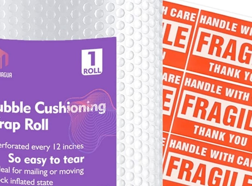 Bubble Cushioning Wrap Shipping Bubble Packing Wrap roll Moving Bubbles Protect