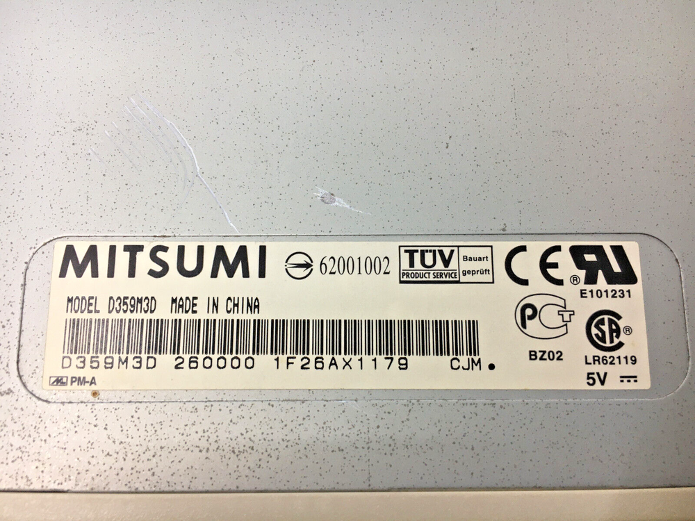 Mitsumi 3.5" Floppy Disk Drive D359M3D Beige Bezel- UNTESTED
