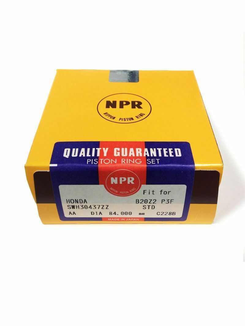 Custom YCP B20 84mm High Compression Pistons w/ NPR rings & CClips B20B B20Z CRV