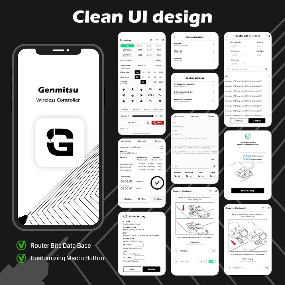 Genmitsu Offline Controller for 3018-PRO, 3020-PRO MAX V2, and More