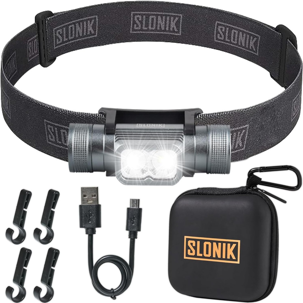 Headlamp Rechargeable - 1000 Lumen LED USB Rechargeable Headlight - IPX4...