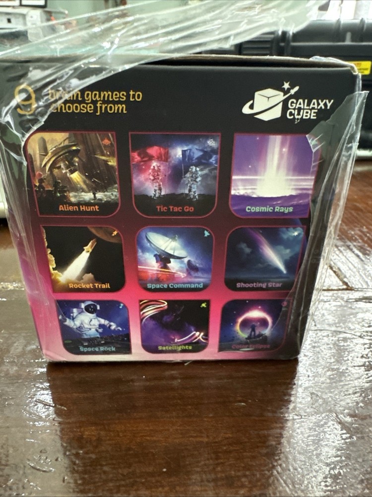 Rechargeable Game Galaxy Cube 9 Fun Brain & Memory Games Cool Open Box