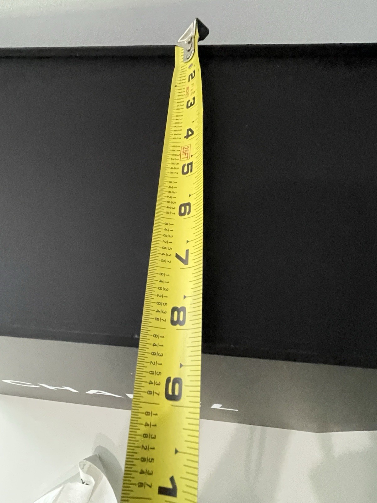 Auth Chanel Black Magnetic Gift Box XL Classic Flap 18” X 14” X 8” Flaws