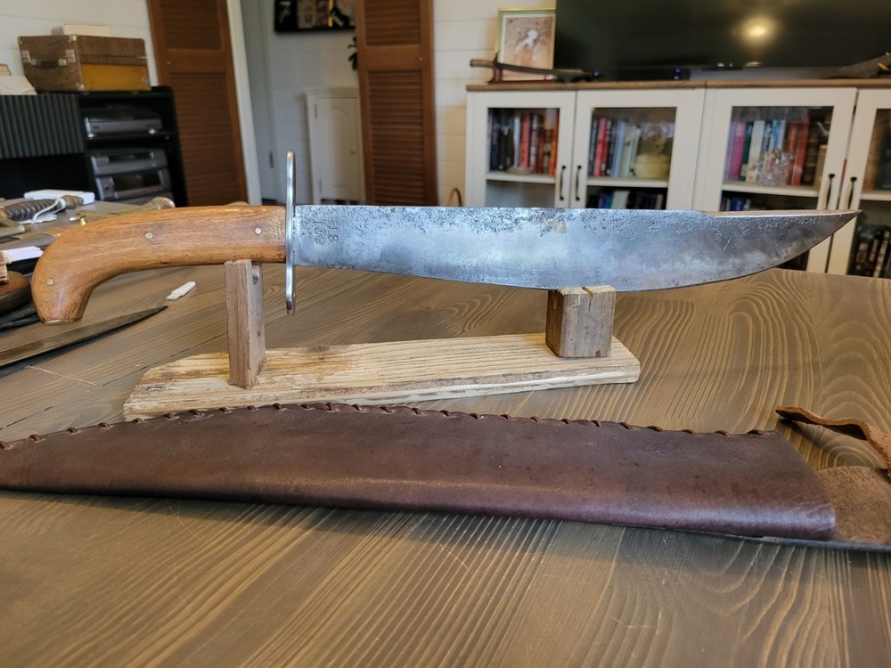 Modified WWI Bolo Dated 1909 w/Custom Sheath