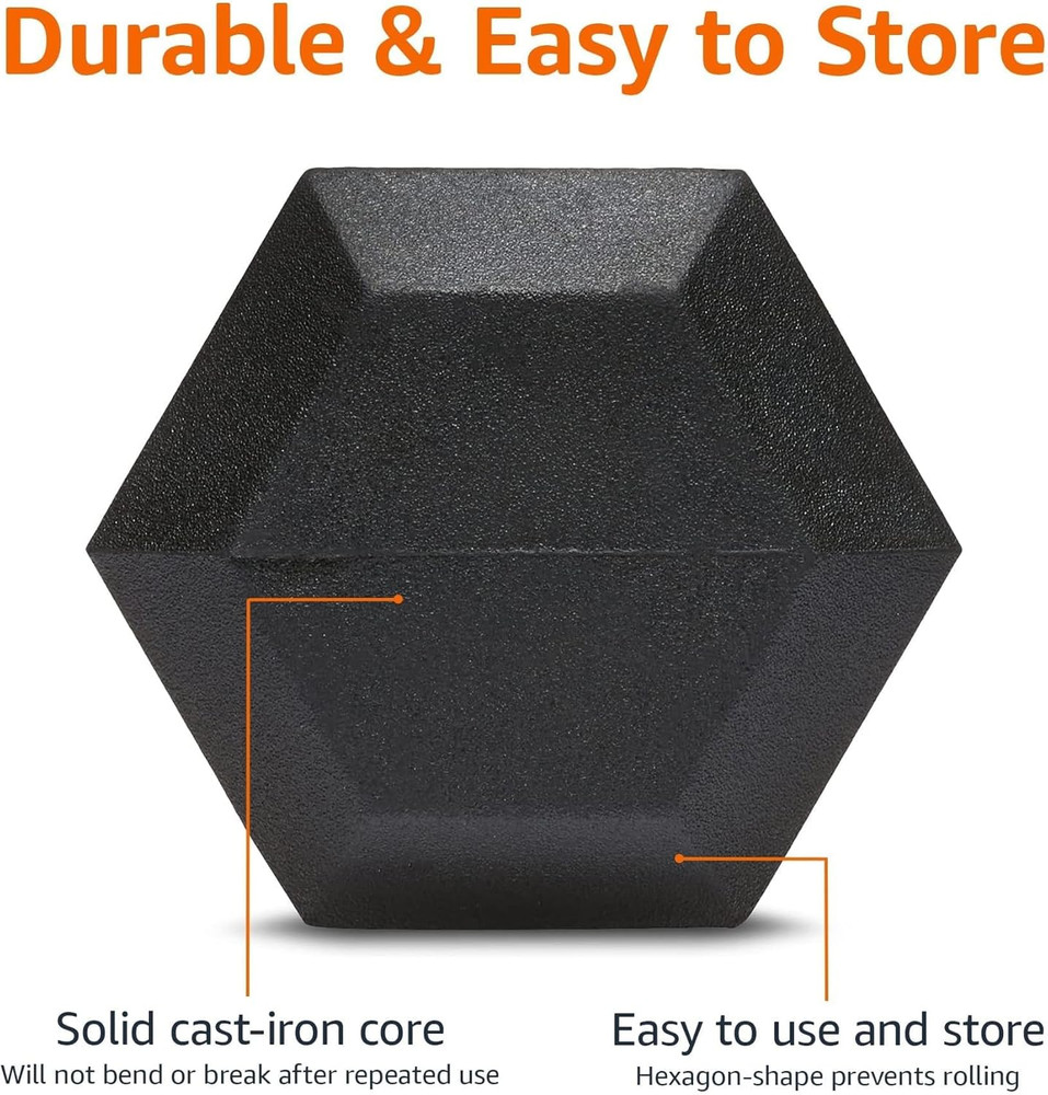 Rubber Hex Dumbbell Hand Weight