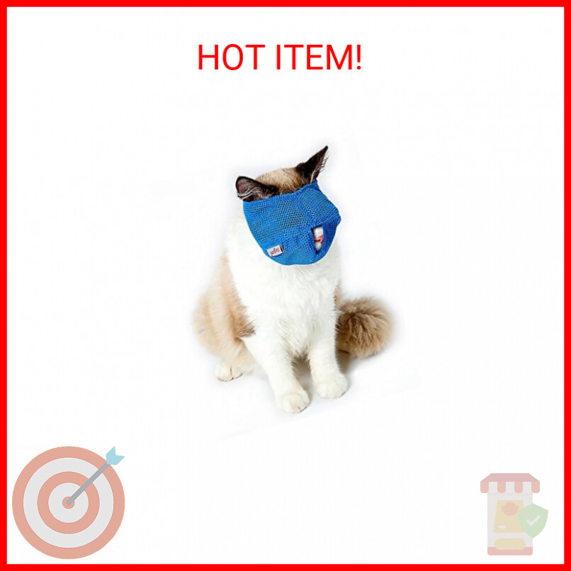 Cat Muzzles - Breathable Mesh Muzzles Prevent Cats from Biting and Chewing - Ant