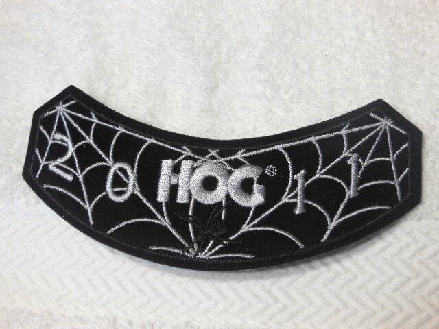 NEW HOG HARLEY DAVIDSON OWNERS GROUP 2011 PATCH & PIN SET