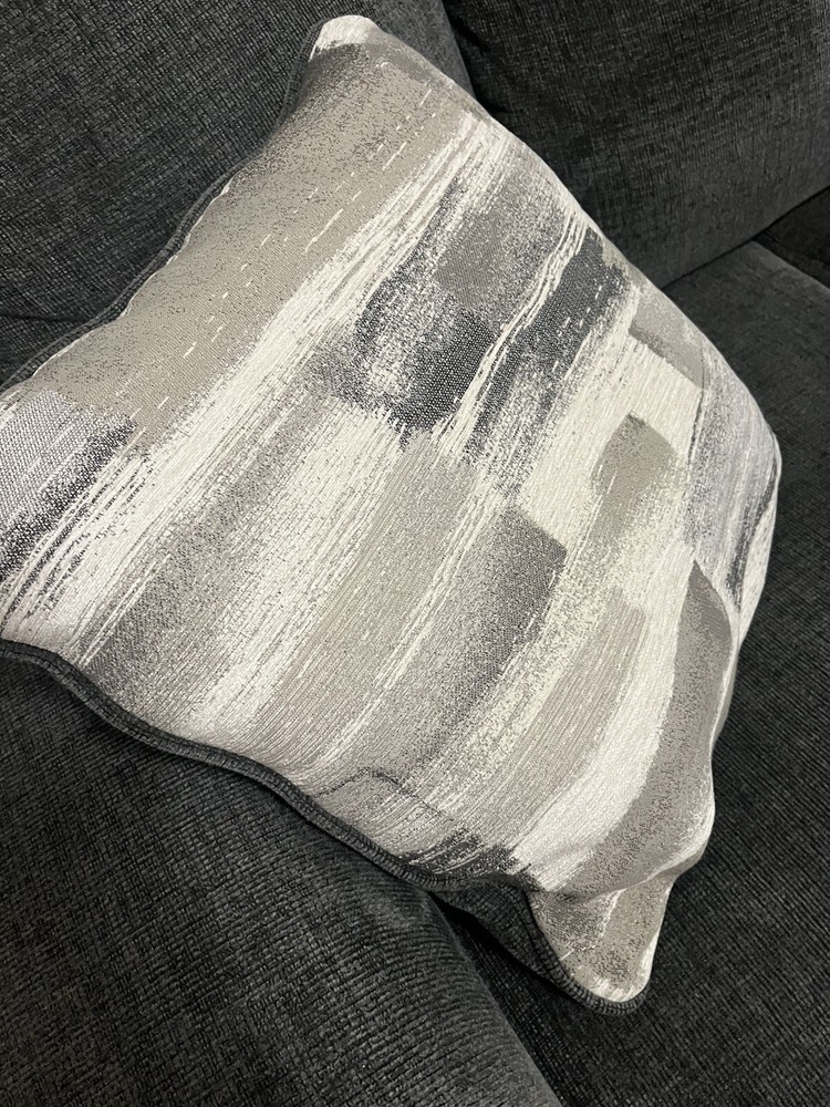 couch, sofa, new, gray, Ashley, smoke-free, pillows, medium length