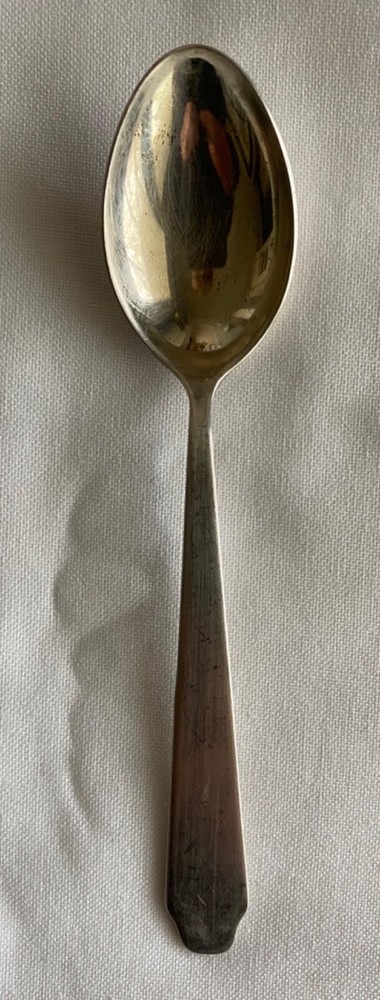 Antique Russian silver 875 , Л.Ю.2, tea spoon