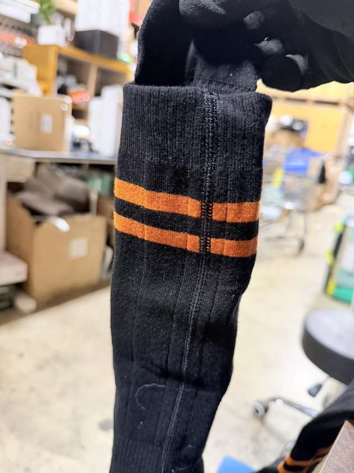 (One Size)Electric Heated Socks 5000mAh Rechargeable 4 Heat Settings for Outdoor