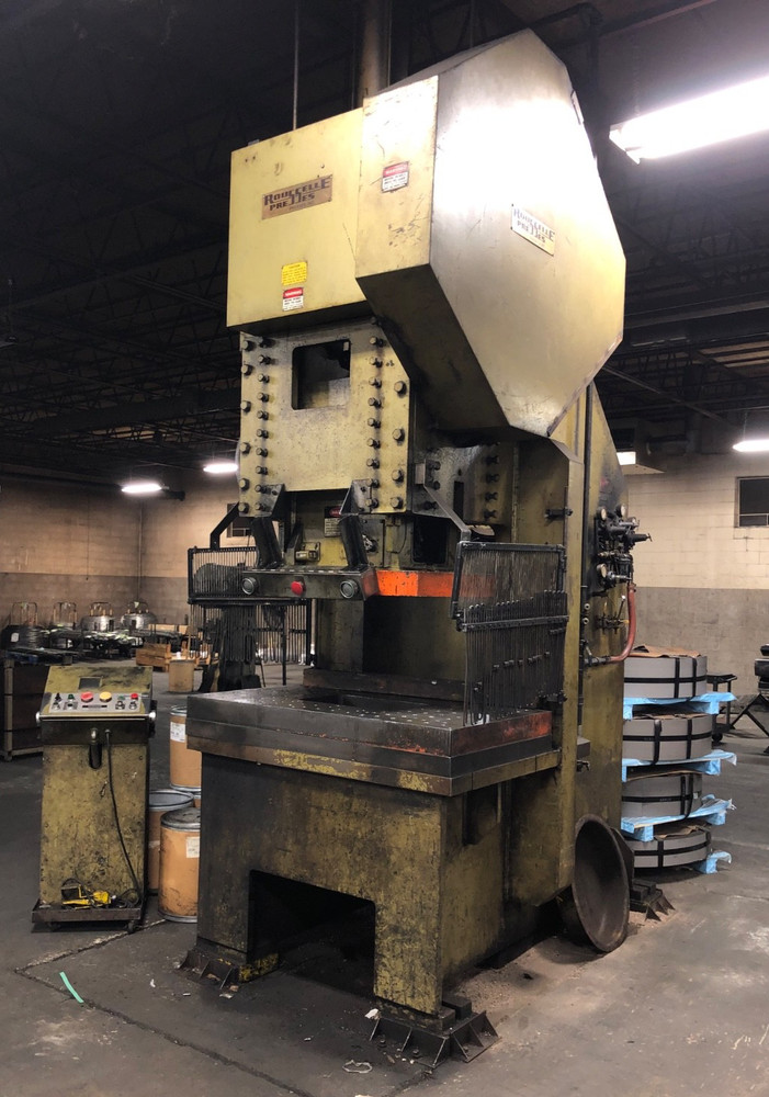 Rousselle Model G1-250 Back Geared Gap Frame Punch Press