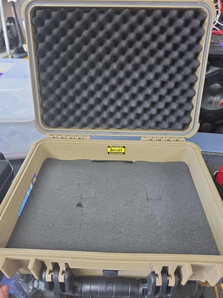 Flambeau Tactical Hardcase Firearm Handgun Storage Lockable Box Foam Interior