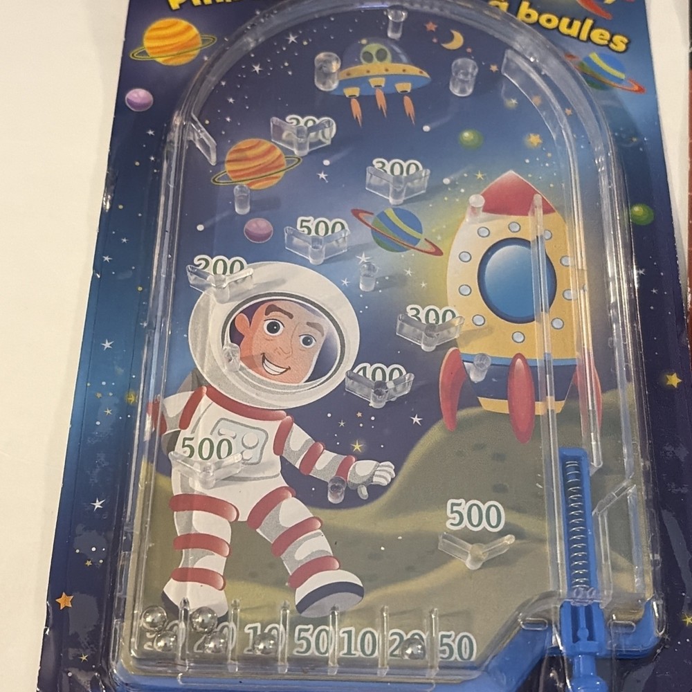 Vintage Pinball Machine Space And Pirate 2 Pack