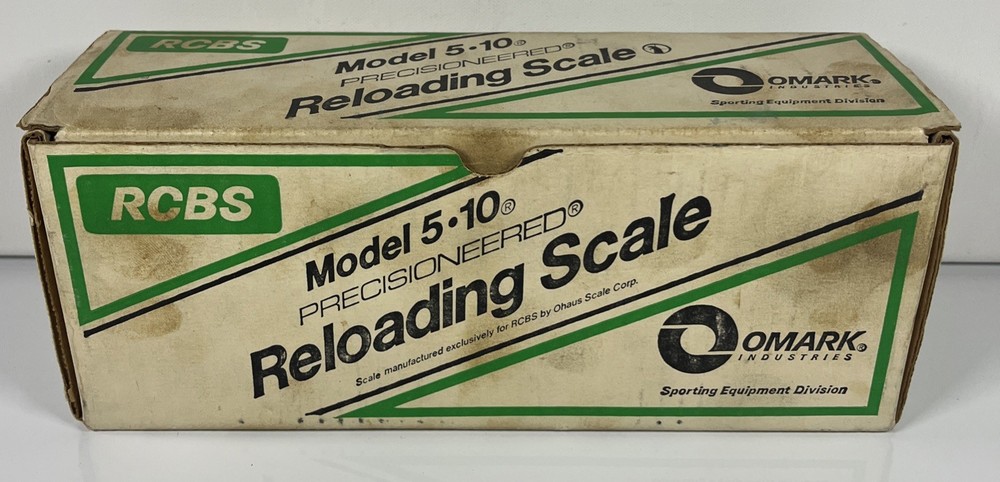 RCBS Model 5-10 09070 Reloading Powder Scale by Omark