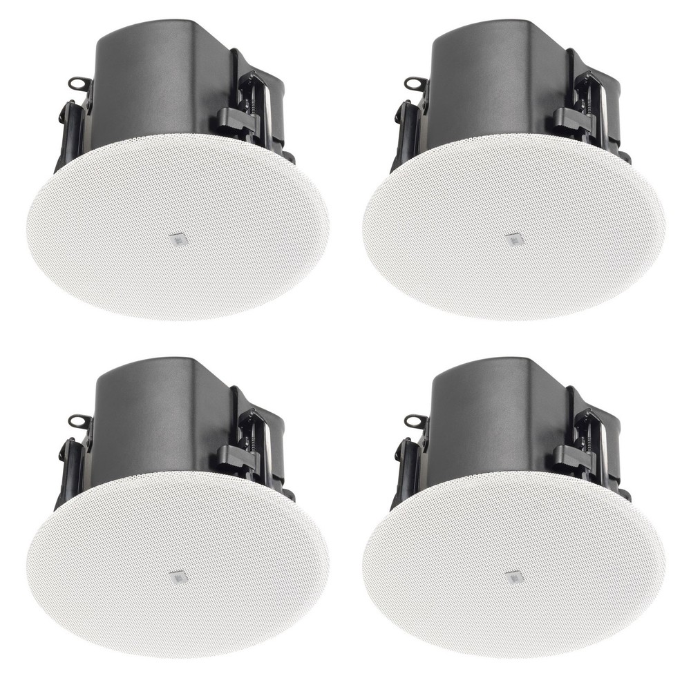 4 JBL Control 412C/T 3" Commercial 70v/8-ohm Ceiling Speakers For Restaurant/Bar