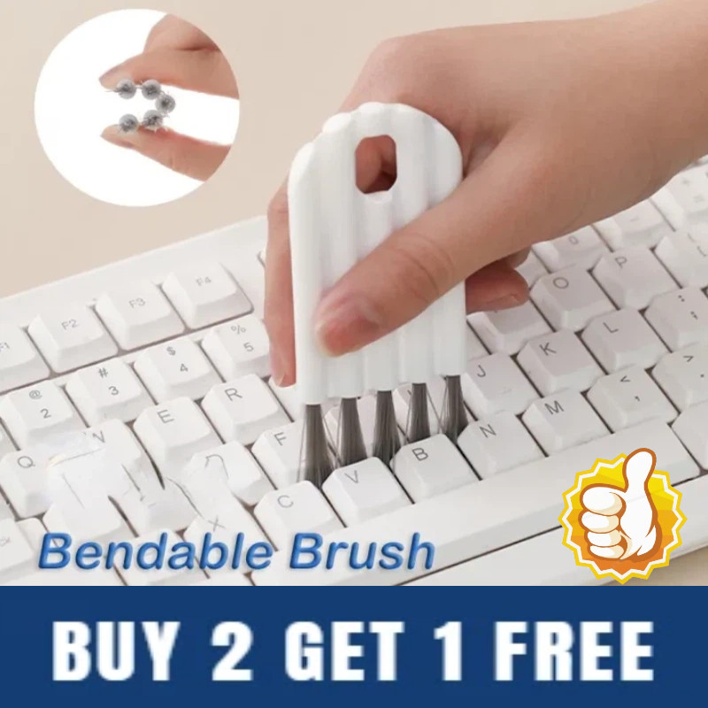 Flexible Keyboard Cleaner Brush Soft Bendable Cup Cleaning Brush Gap Cleaning US