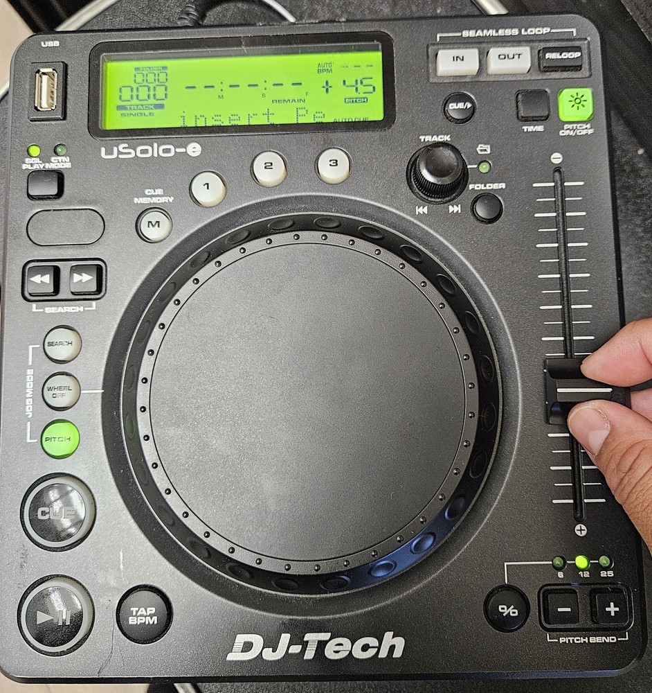 DJ-Tech U Solo-E Compact USB Player and Controller