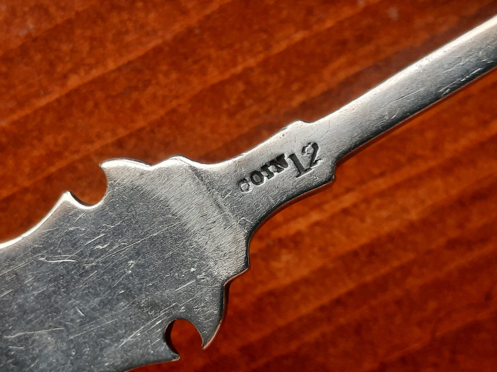 Coin Silver Knowles & Ladd Leaf & Berry Pickle Knife