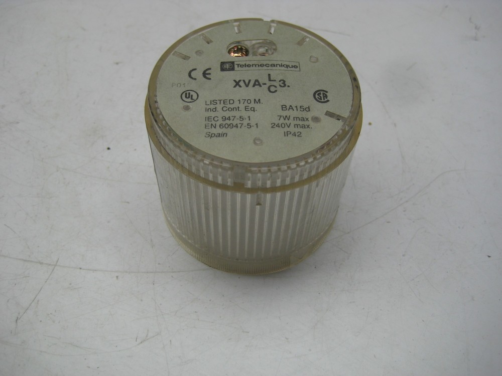 TELEMECANIQUE XVA-LC3 CLEAR STACK LIGHT UNMP