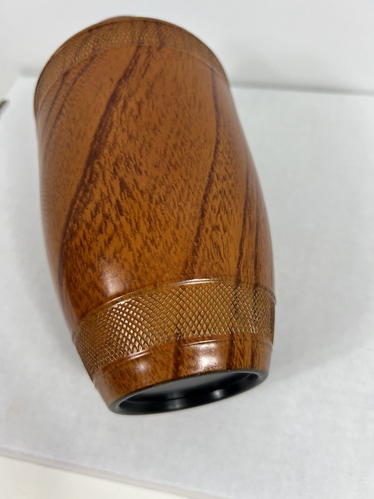 Wood Look Plastic Vase