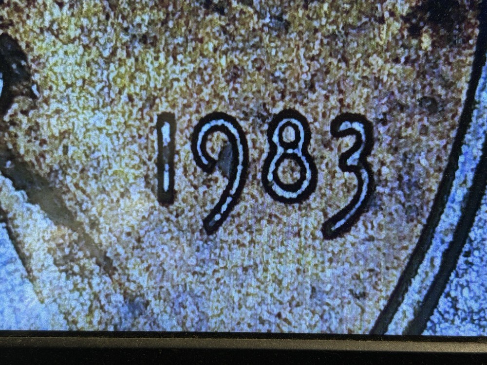 1983-P Lincoln Memorial Cent Error-collectors View