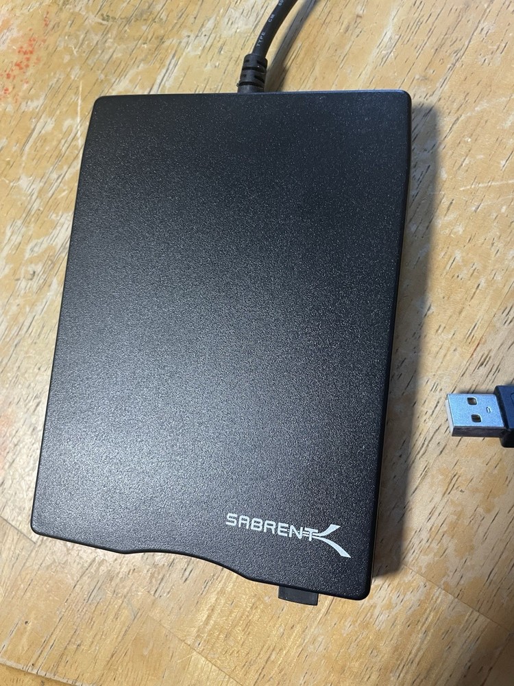 Sabrent USB Portable Diskette Drive FD-05PUB Untested