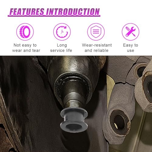 2PCS Shift Cable Bushing Repair Kit with Clips, Portable Automatic Black