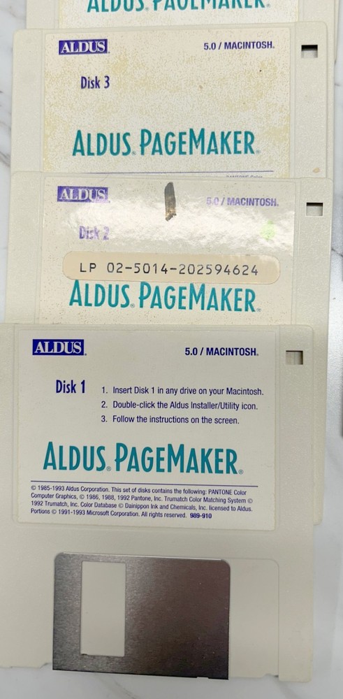Aldus Pagemaker 5.0 for Macintosh Includes S#