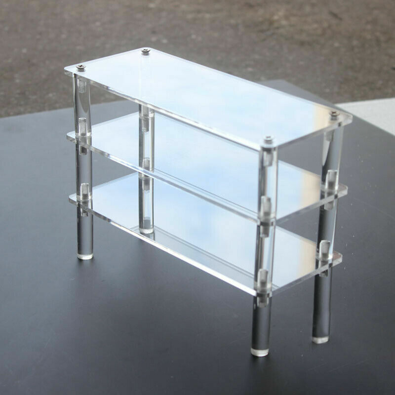 Acrylic Clear Stand Model Removable Display Shelf Transparent Perspex Stands DIY