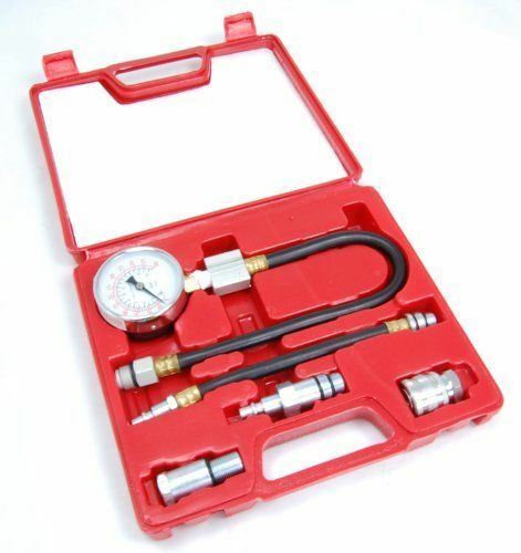 Gas Engine Compression Tester Testing Gauge Kit Automotive Shop Tools Diagnostic