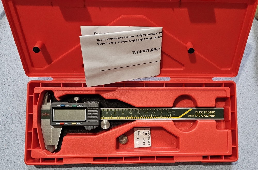 Shars Electronic 6" / 150mm Digital Caliper Stainless with Case