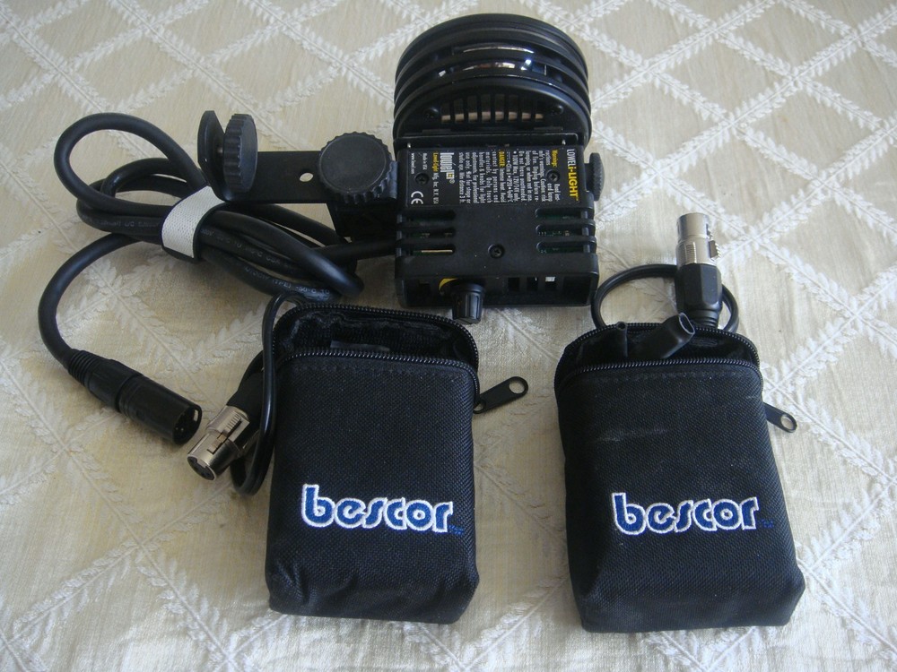 LOWEL- LIGHT With 2 Bescor Battery Packs.