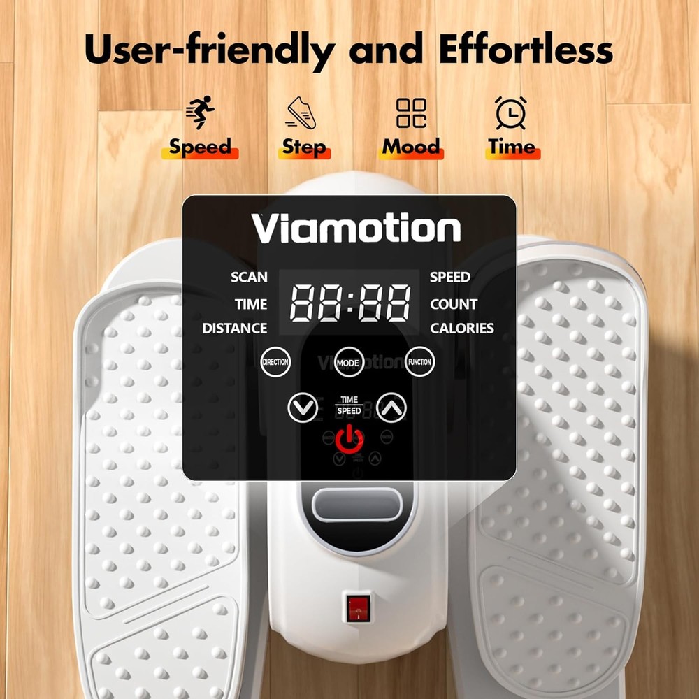 Under Desk Elliptical Machine w/ Remote 12 Speed Quiet Pedal Exerciser