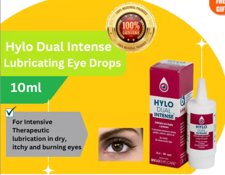 Hylo-Dual Intense Lubricating Eye Drops 10ml