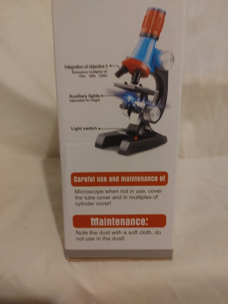PBOX Microscope Educational Microscope Series Science Beginners Microscope New