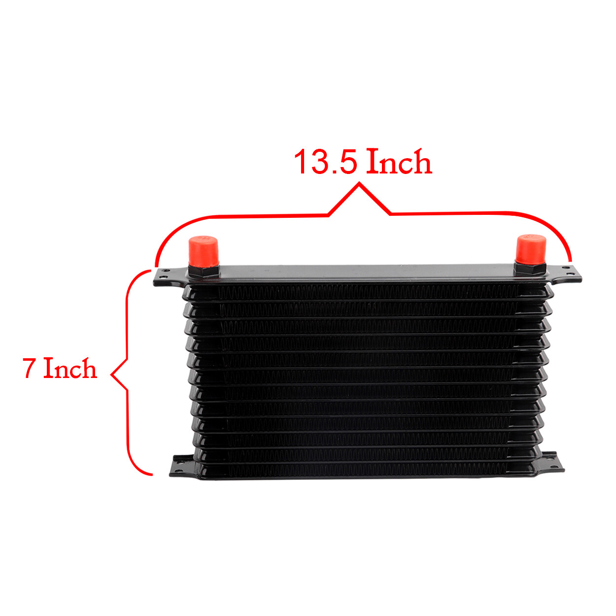 Universal Auto Engine Transmission Oil Cooler Radiator & Fitting 13 Rows AN10