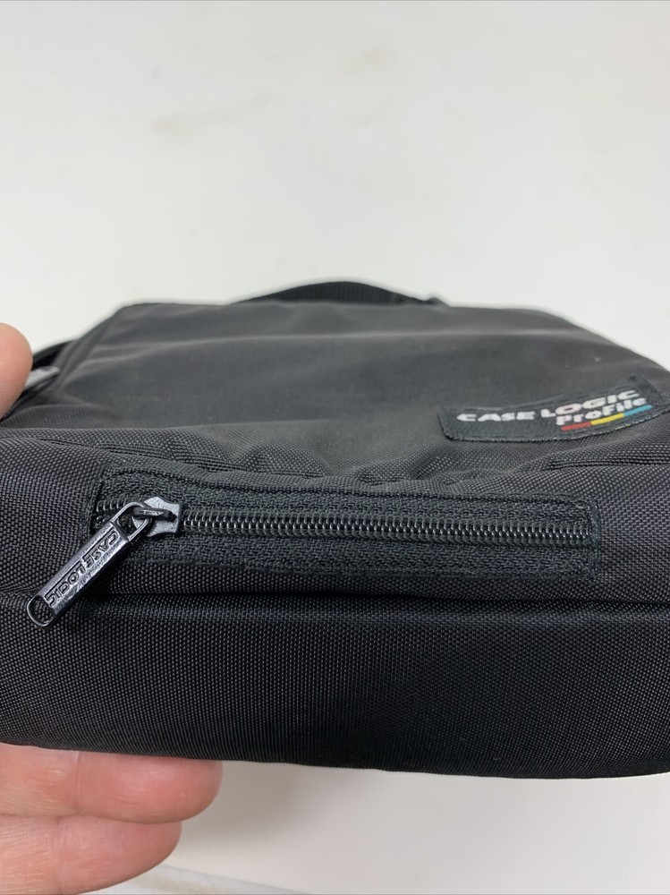 vintage case logic profile 2 pocket case-holds CD’s, Camera, Small Electronics
