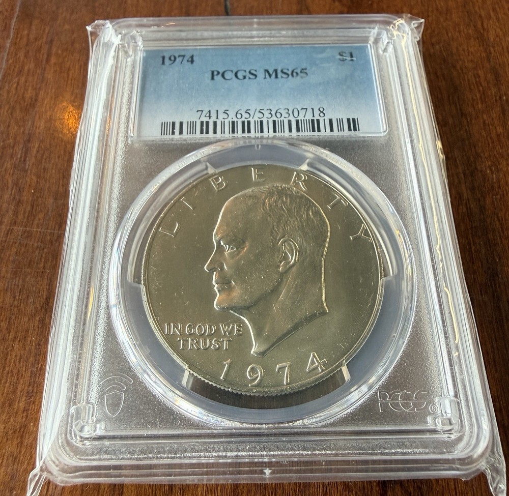 1974 Eisenhower Dollar PCGS MS 65