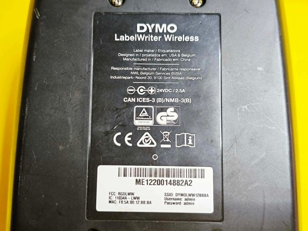 ⚡NOT WORKING⚡ DYMO LABELWRITER WIRELESS HIGH-SPEED DIRECT THERMAL LABEL PRINTER