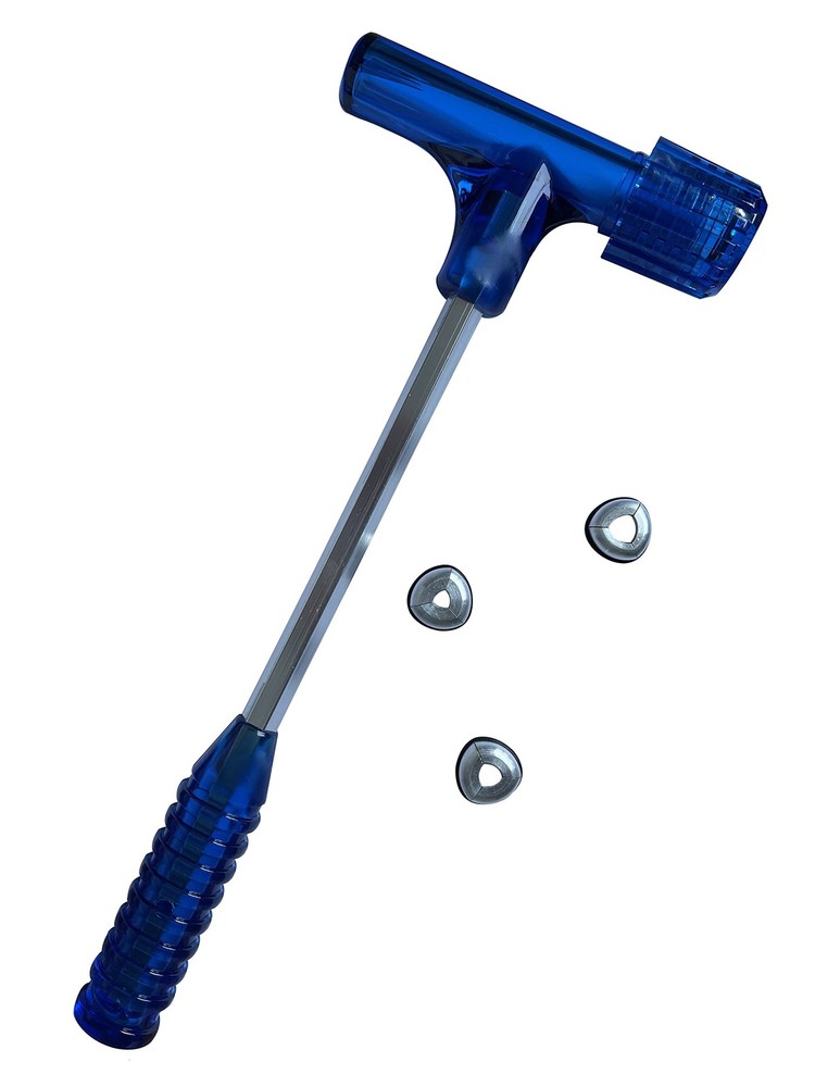 Impact Bullet Puller with 3 Different Expandable Collets (Pack of 1 Set) Blue