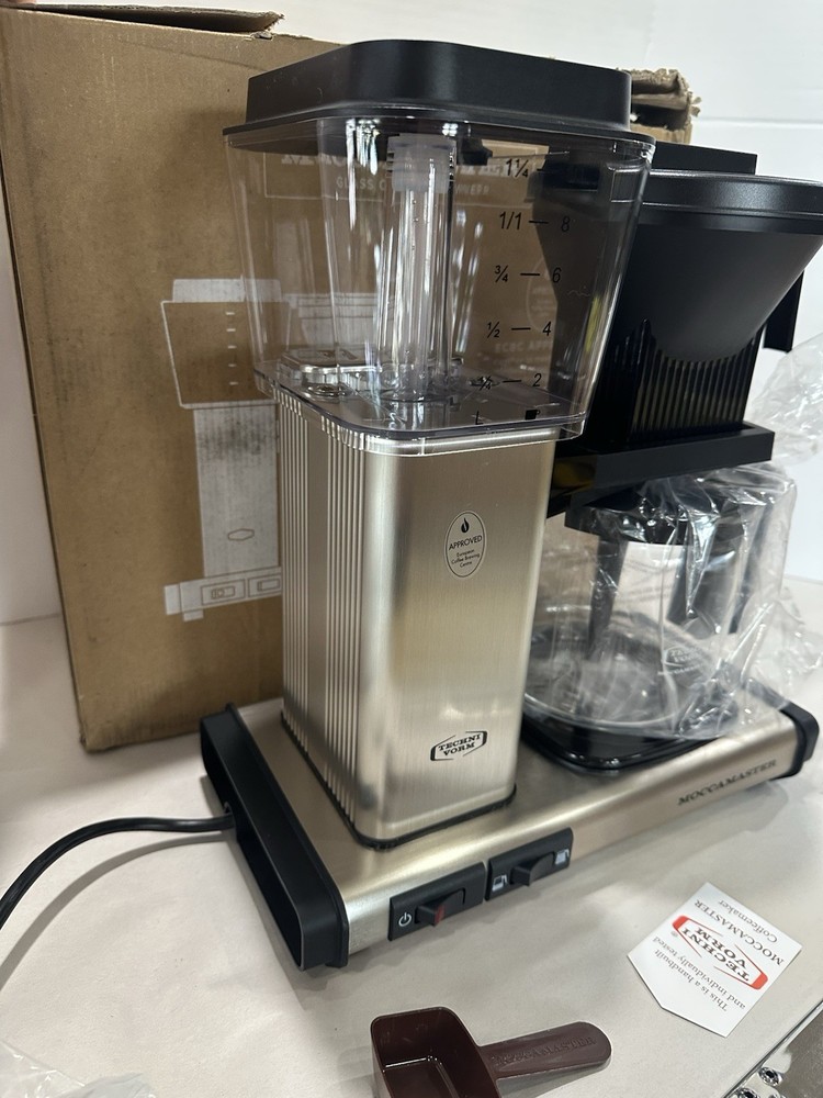 Technivorm MOCCAMASTER KBGV Coffee Maker Machine Brushed Silver 53940