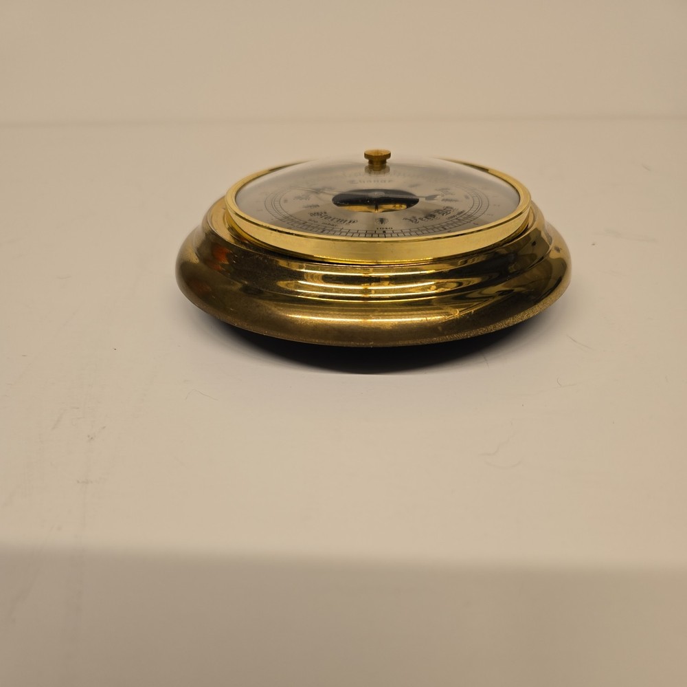 Vintage Brass International Barometer