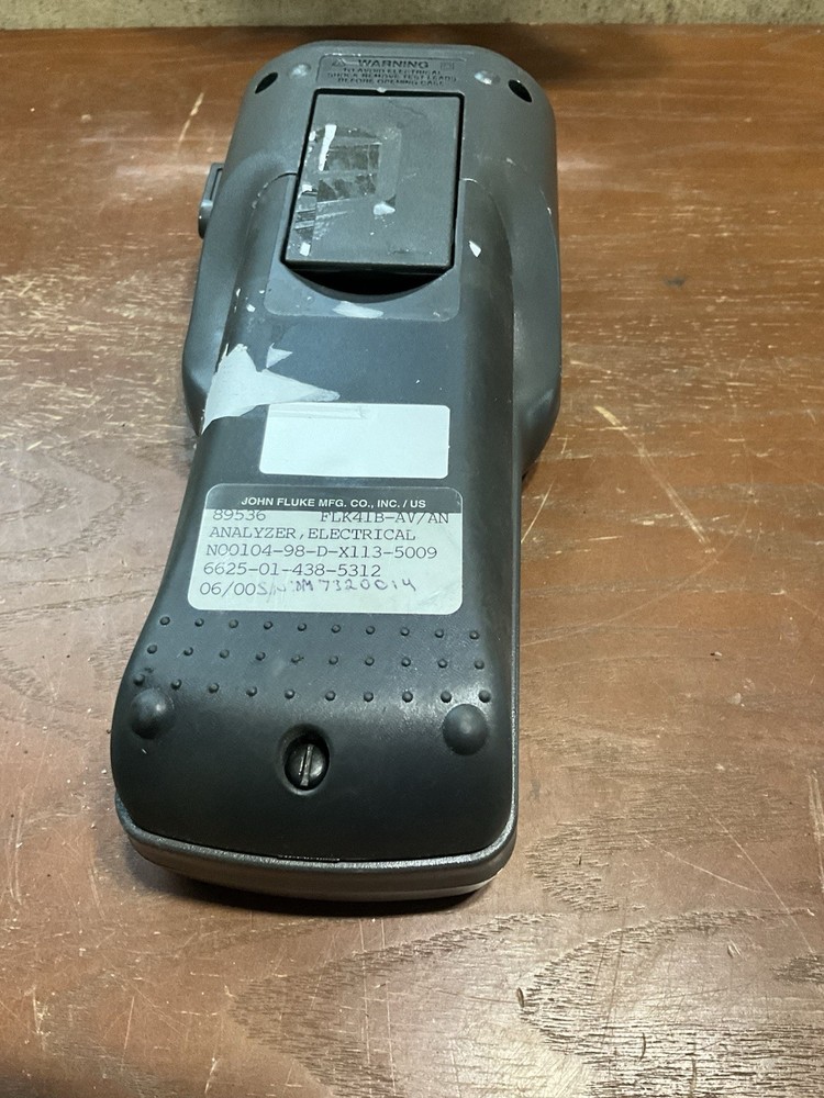 FLUKE 41B-AV POWER HARMONICS ANALYZER
