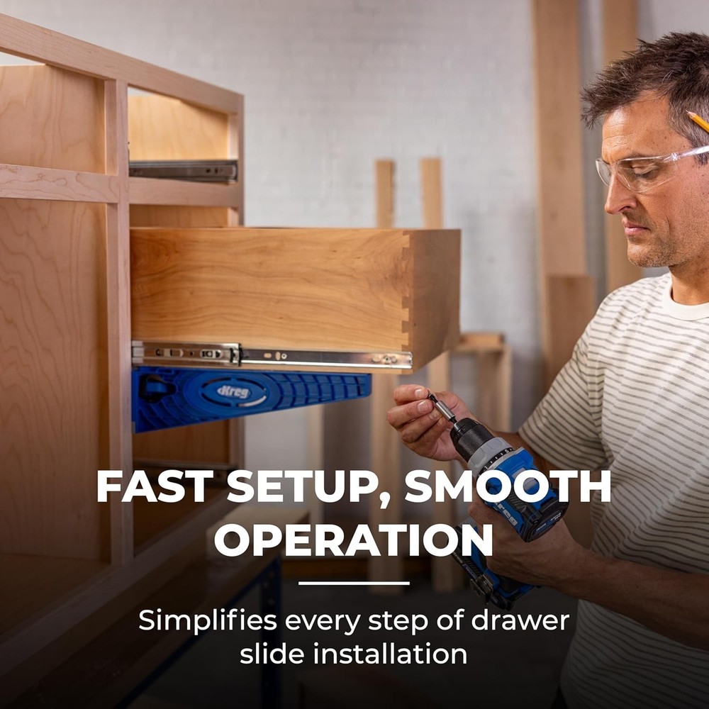 Drawer Slide Jig Set - Easy Cabinet Installation