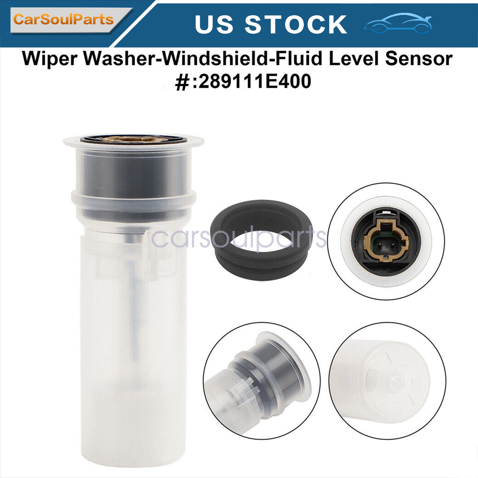 For Nissan Altima INFINITI Q50 Q60 QX70 QX80 Wiper Washer Fluid Level sensor US