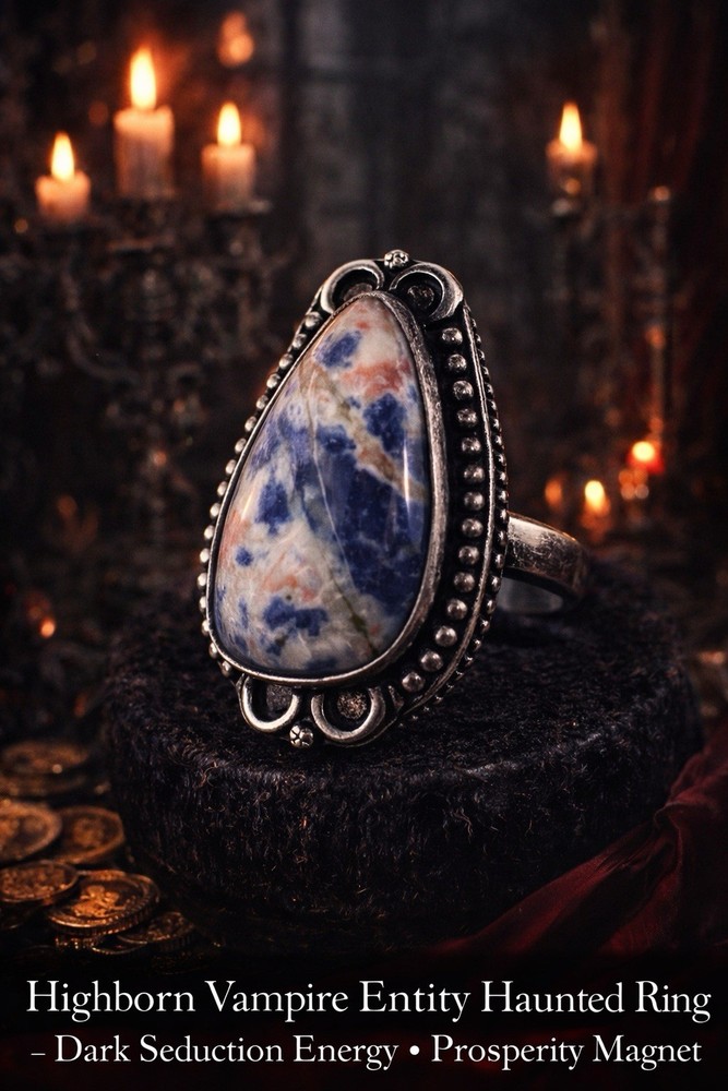 Highborn Vampire Entity Haunted – Dark Seduction Energy • Prosperity Ring🧲