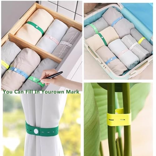 24 PCS Bed Sheet Organizer Bands, Elastic Closet Organization Adjustable Sheet