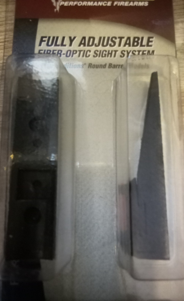 Traditions Performance Firearms Fully Adjustable Fiber-Optic Sight System