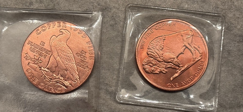 2 One ADVP OZ COPPER ROUNDS