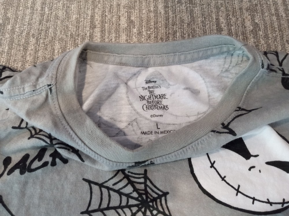 2 Jack Skellington shirts both size Large